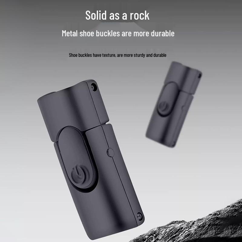 No-Tie Elastic Flat Shoelaces with Metal Buckle for Men & Women