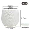 Large Caliber Resin Flower Pot for Monstera Deliciosa - Durable, Thickened Design with a Luxurious Touch