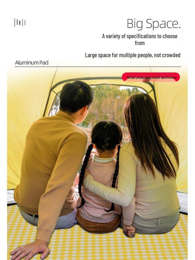 Wasserdichte Picknick- und Campingmatte für den Außenbereich: Dick, Tragbar, Feuchtigkeitsbeständig für Strand, Rasen, Zelt und Krabbeln