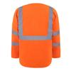 Yoko Mens Executive Hi-Vis Long Sleeve Safety Waistcoat