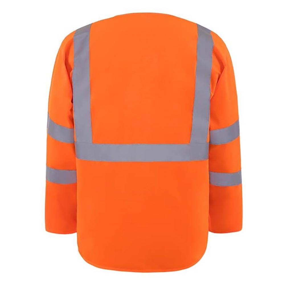 Yoko Mens Executive Hi-Vis Long Sleeve Safety Waistcoat