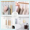 Myfolrena Handbag Hanger Bag Hook Closet Handbag Hanger Organizer Metal S Hook L Size Closet Rod Hook for Hanging Frying Pots 12-Pack Handbags,