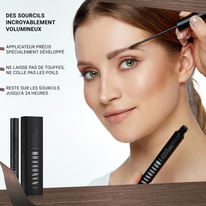Mascara Pour Sourcils - NANOBROW - Shape Mascara Brown - Marron - Densifiant - Structurant