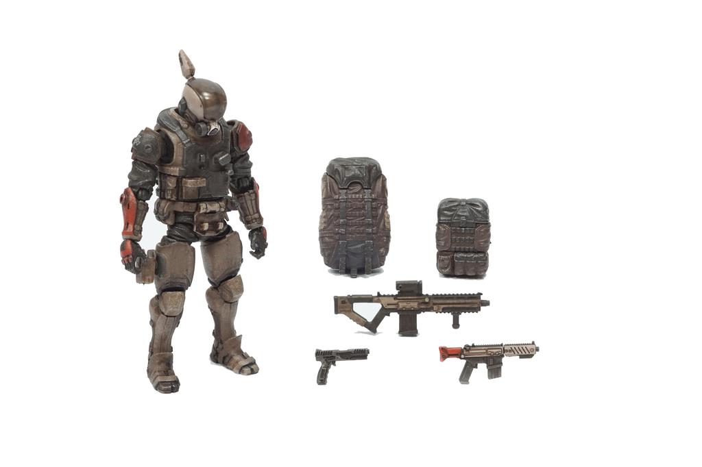 TOYS ALLIANCE LIMITED FAV A109 Red Crow Paratrooper Scale ABS Painted Movable Figure "Acid Rain" 1/18