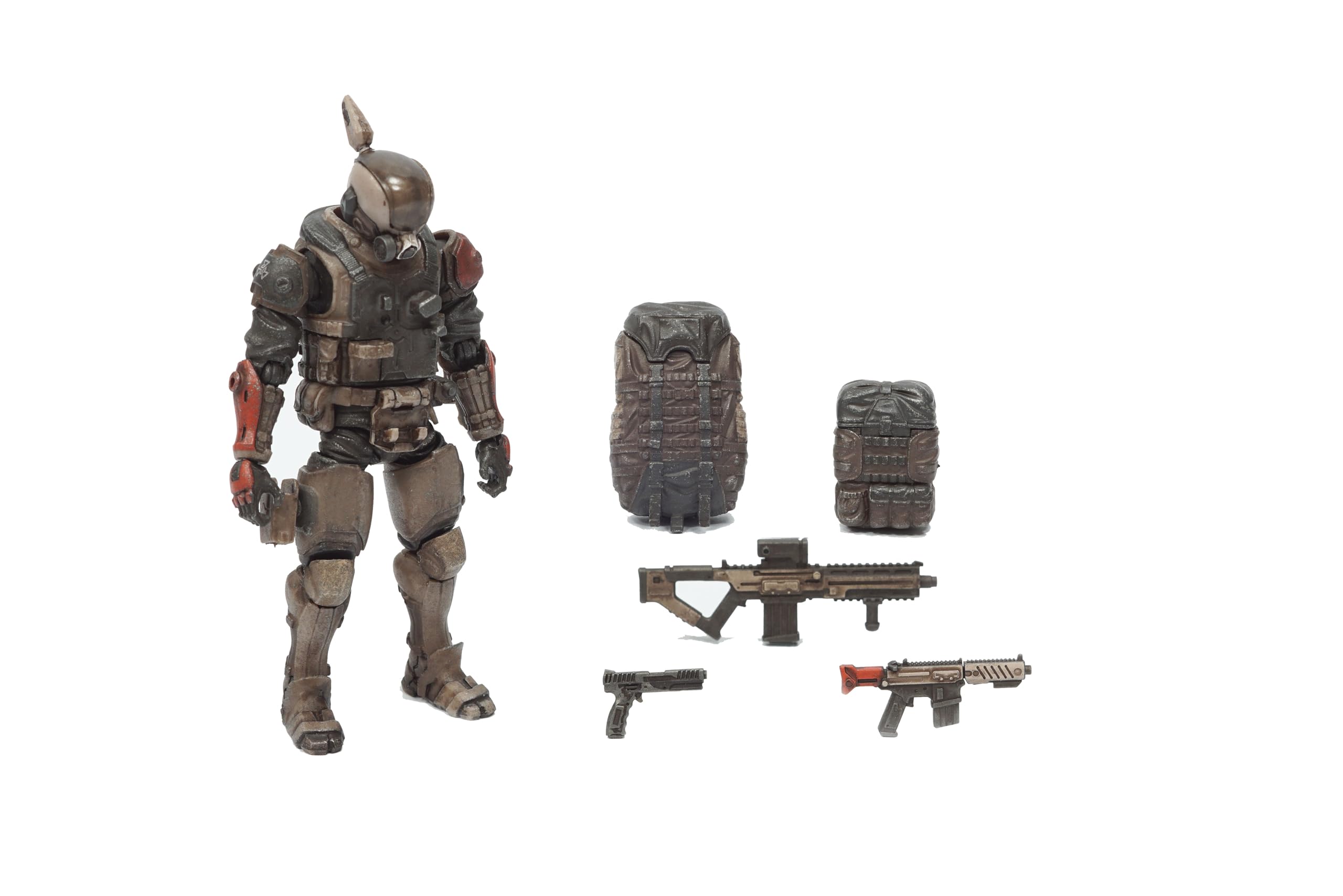 

TOYS ALLIANCE LIMITED FAV A109 Red Crow Paratrooper Scale ABS Painted Movable Figure Acid Rain 1/18