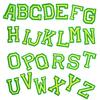 Felt Base Custom Embroidered Iron on Alphabet Letter  Patches for Clothing