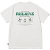 Snow Peak CaMping Graphic T ShirT Men S cuT   Sewn Off whiTe Size M TS 26Su005