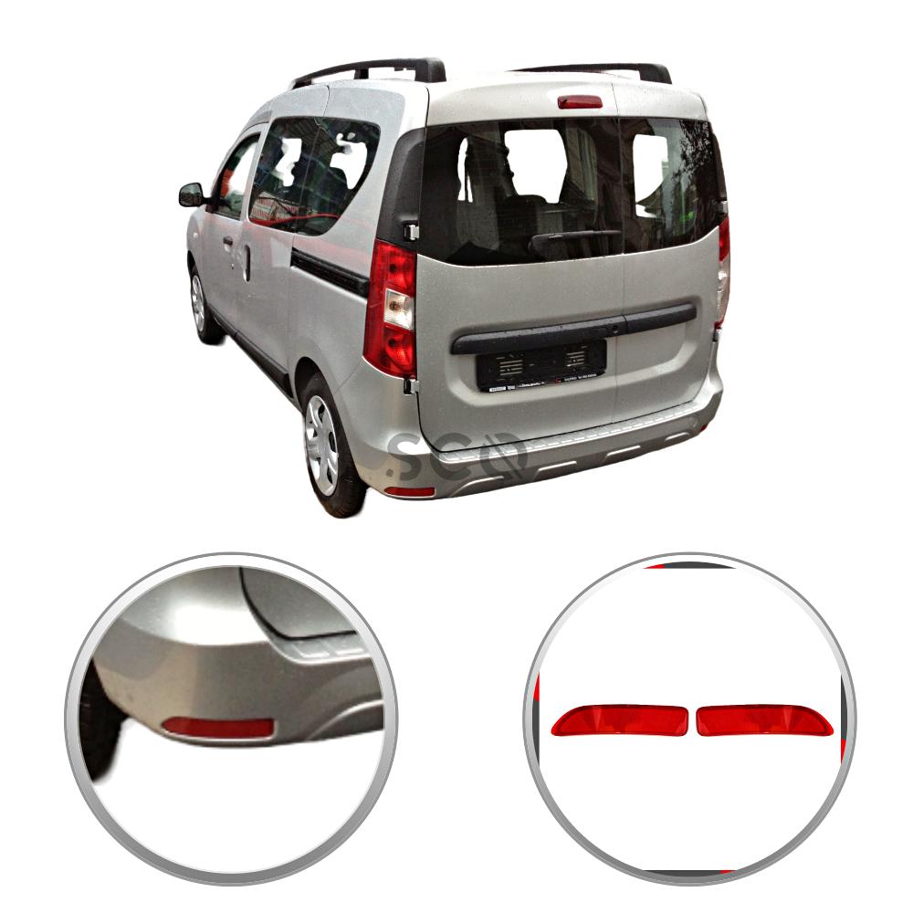 Πίσω ανακλαστήρας για Dacia Dokker για Logan MCV για Lodgy αριστερός δεξιός προφυλακτήρας Reflector Red Reflective Strips 8200751778 8200751779