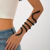 New Personalized Punk Serpentine Wrapped Collar for Men and Women Alloy Adjustable Shape Fashion Accessories