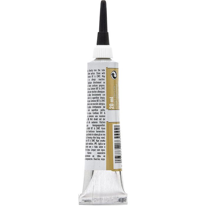 Peinture - Pébéo - Acrylique Vitrail Opaque - Tube Doré 20 ml - Séchage rapide - Utilisation intérieure
