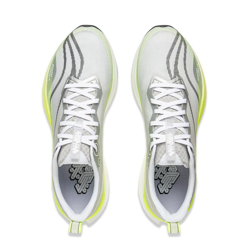 New LiNing Red Hare 8PRO Breathable Lightweight Rebound Low Top Marathon Running Shoes Men's Calm Gray ARPV003-11