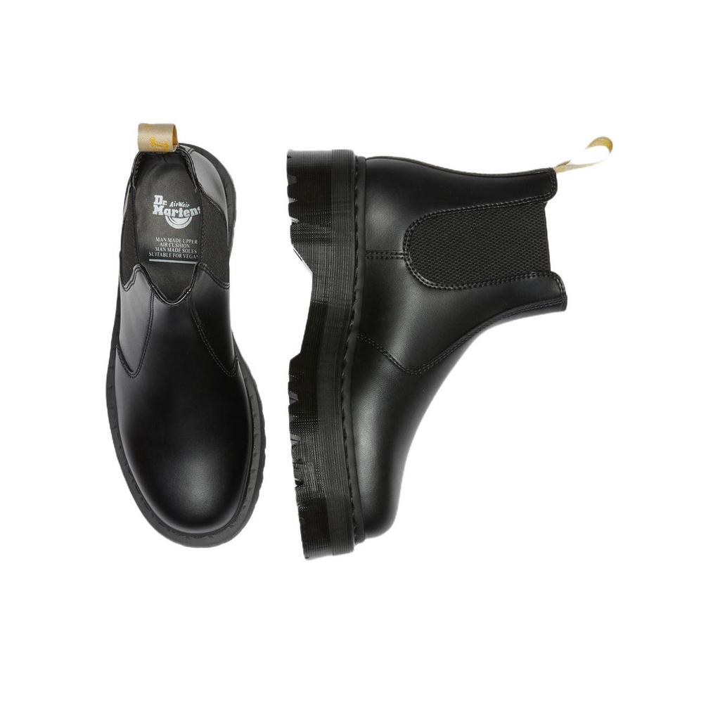 Dr. Martens PU Moda Simple Botines Chelsea Cortos Botas Unisex Negro 27560001