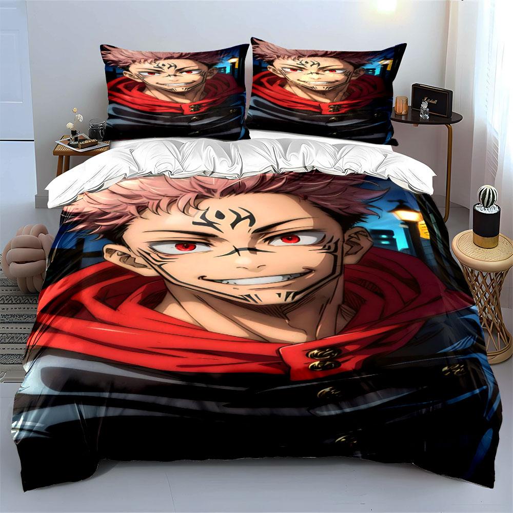 Red-eyed Animated Character. Bedding Sets Duvet Cover Sets Duvet Covers Pillowcases(1 * Duvet Cover 2 * Pillowcases Without Duvet Insert)