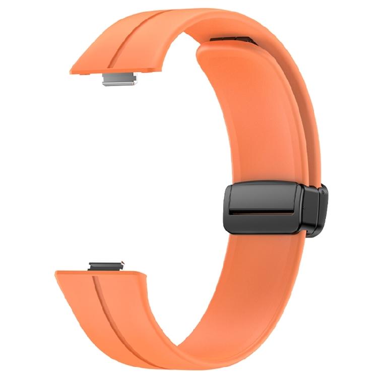 Versatile Silicone Watch Strap with Magnet Stylish Magnetic Silicone Band Sweat Resistant Watch Band for Watch Fit3