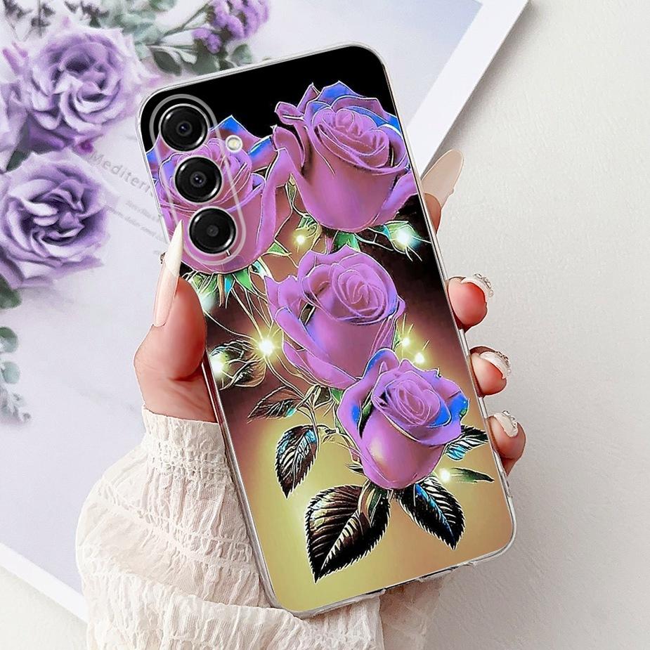 For Samsung Galaxy A17 5G Case SM-A176B New Cat Butterfly Painted Cover Soft Slim Phone Case For Samsung A17 A 17 5G Fundas Bags