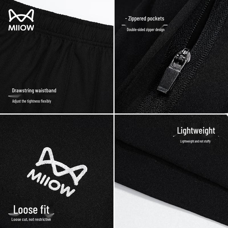 MIIOW Men's Quick-Dry Breathable Sports Shorts