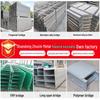 Fireproof Hot-Dip Galvanized Cable Tray with Aluminum Alloy Powder Coating and Stainless Steel