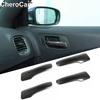 4PCS Inner Door Handles Cover Trim ABS Carbon Fiber for 2011- Dodge Charger