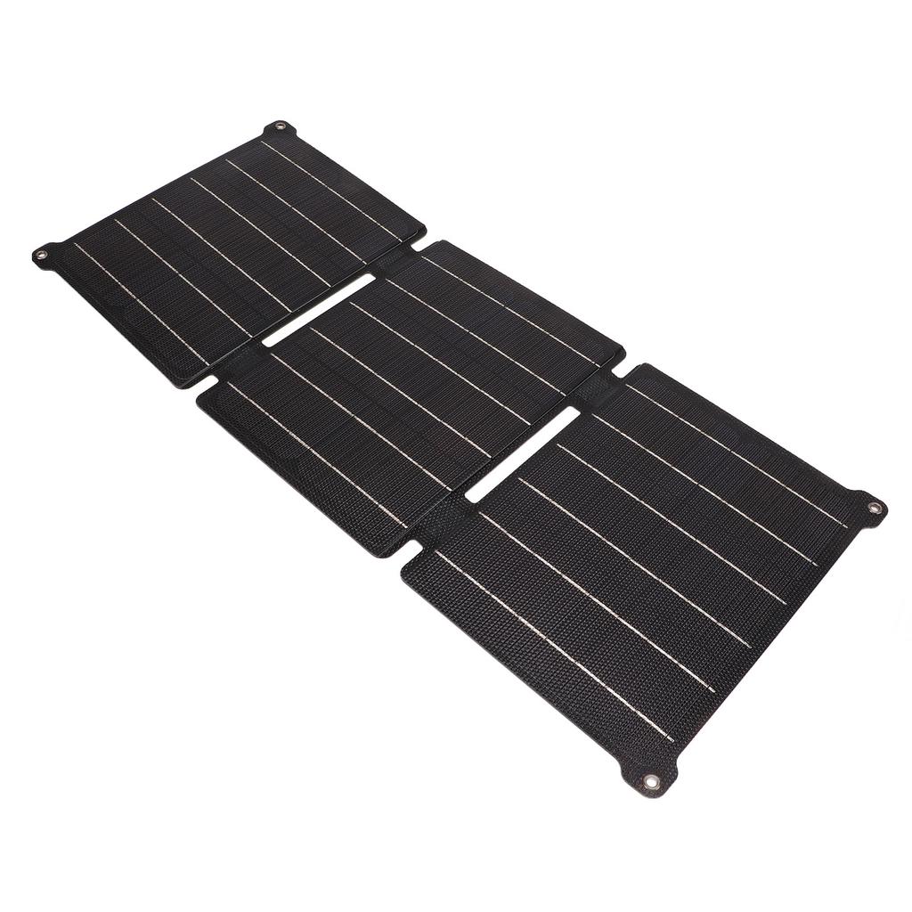 Caricabatterie Solare Pieghevole 21W 5V 12V ETFE Power Bank Portatile per Telefono Pacco di Ricarica Solare