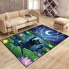 New product Black Cat Night Pond Carpet for Living Room Bedroom Bedside Floor Mat Cloakroom Children Playing Mat Area Rug