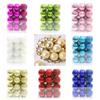 24Pcs/set Shatterproof Christmas Hanging Balls Shiny Christmas Tree Ball   Halloween Party
