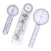 3 Stück Weißes Gesundheitswesen Goniometer 8 Zoll 3-teiliges Goniometer-Kit Goniometer-Set Physische Erholung