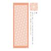 Imabari Towel Contex Discharge Printed Tenugui High-Color (Orange/Chrysanthemum)