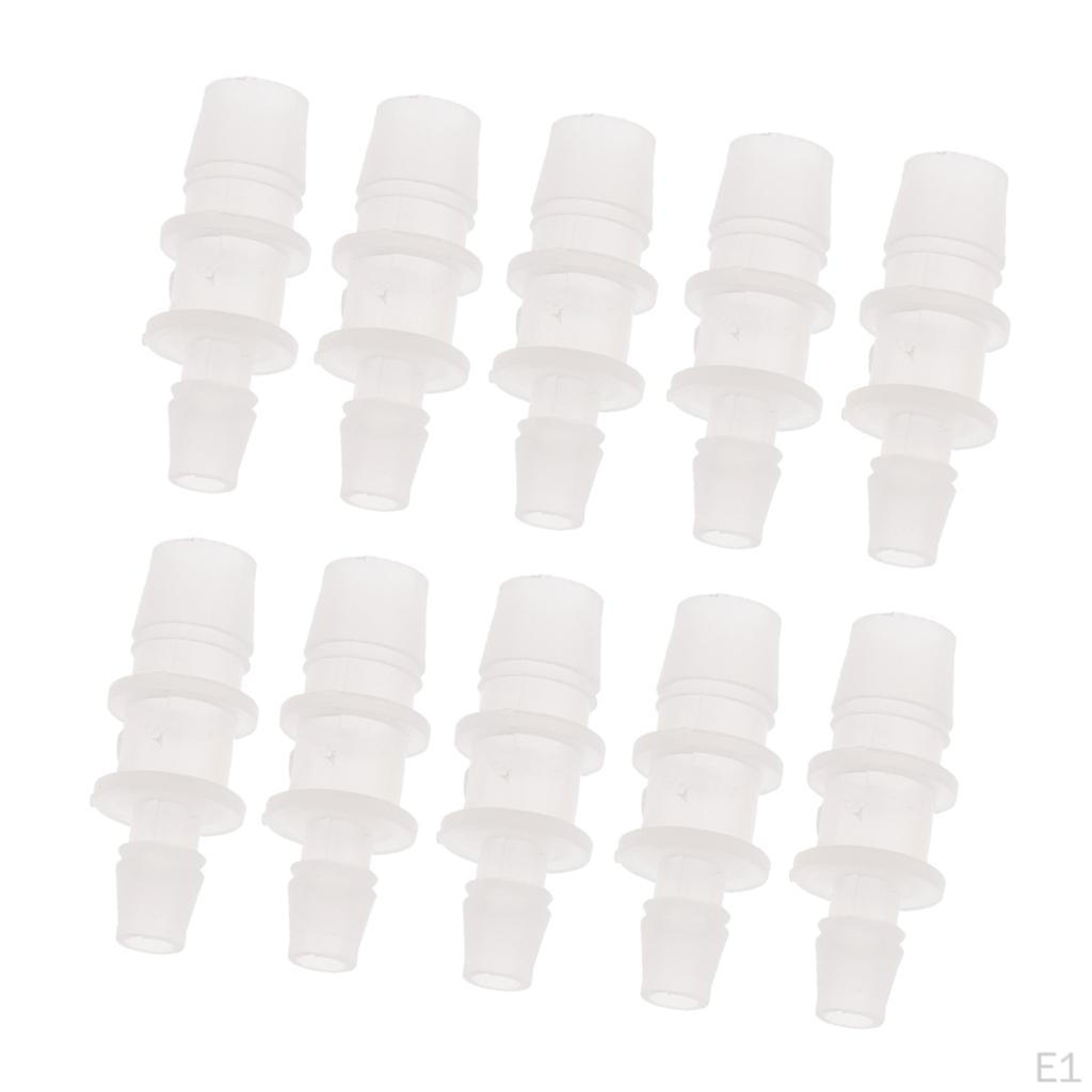 Aquarium Air Valve Connector Plastic Inline Straight