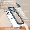 Slide Camera Lens Protector Armor Case For iPhone 15 13 14 Plus 11 12 Pro Max For Magsafe Shockproof Armor Bumpers Clear Cover