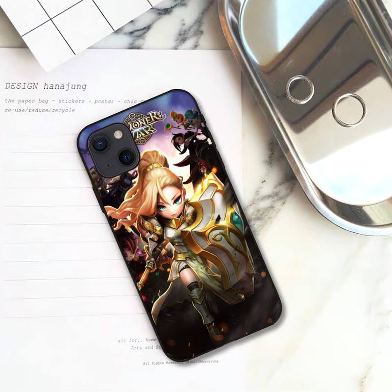 Game Summoners War Phone Case For iPhone 11 12 Mini 13 14 15 Pro XS Max X Plus SE XR Shell