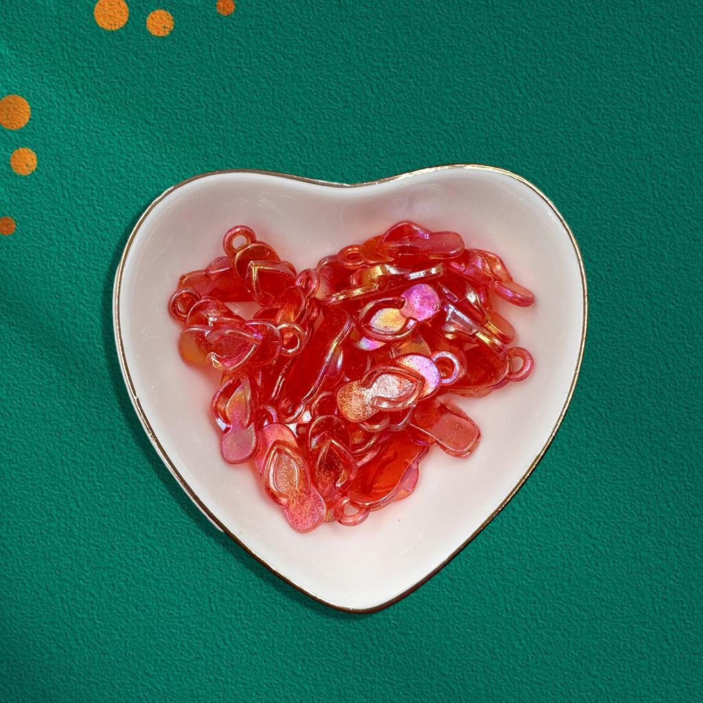 60/90 st 8*22 mm Pärlor Godis Färg Handgjorda Material Tofflor Form Telefon Kedjetillverkning DIY Akryl pärlmaterial Hantverk