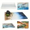 Reusable Large Rectangular Silicone Mold Set for DIY Homemade Table Resin Pallet Wood & Coffee Table Casting Molds