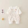 Super Cute Baby Girl Romper: Double Layer Jacket Spring & Autumn Full Moon Princess Outfit