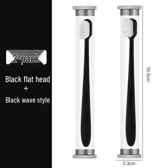 Ten Thousand Bristles Ultra-Soft Nano Toothbrush - Fine Bristles & Small Head Family Pack for Couples, Women, Men