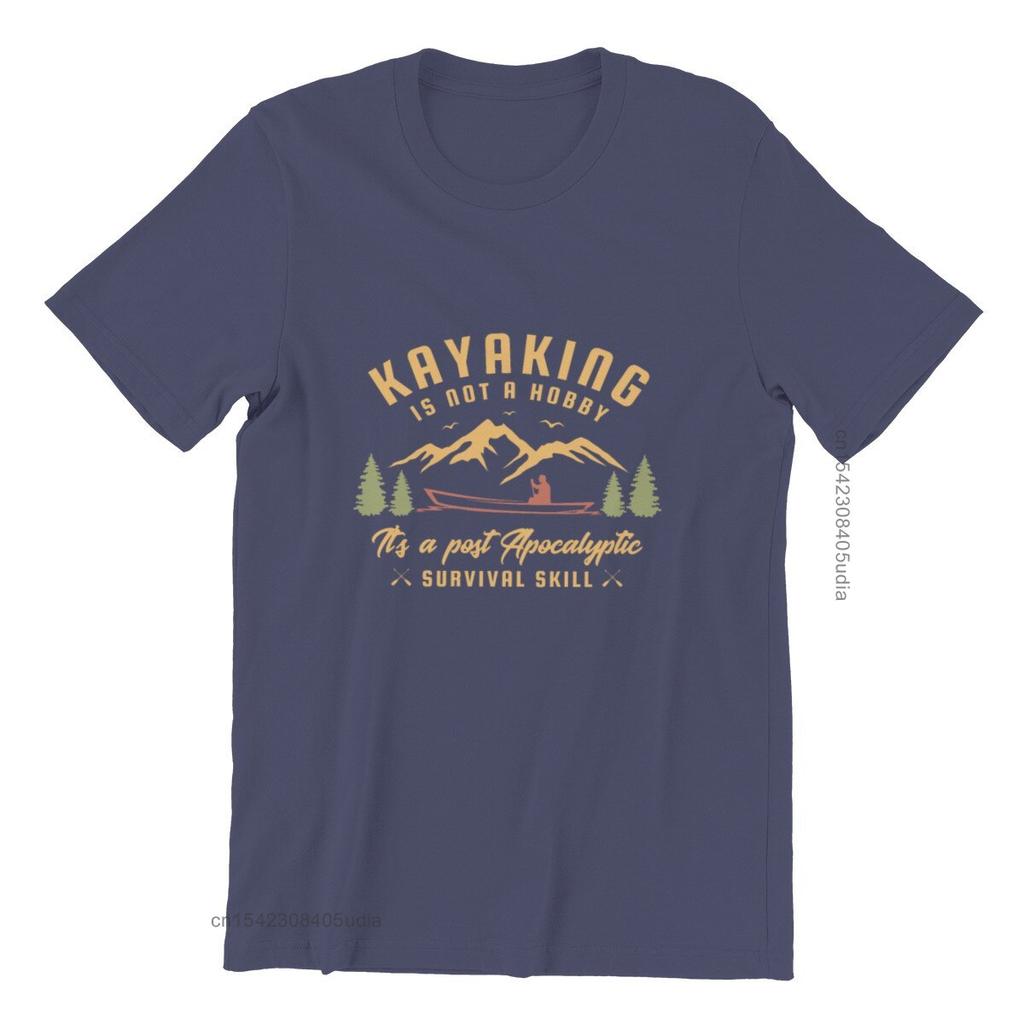 Kayaking Is Not A Hobby Its A Post Kayak Kayaking Mens TShirt Black Top TShirts Design Special Men Tees