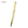 Custom Logo New Fashionable Sports Ballpoint Pen Stainless Steel Rose Gold Writing Width 1.0mm