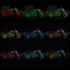 Professional Decorative Lamp Remote Control Waterproof & Flexible LED Foot Light Colorful LED Light Bright LED Light