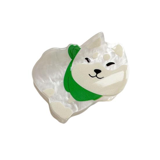 Women Hair Clip Cartoon Cat Dog Shape Hair Claw Anti-slip Teeth Large Size Back Head Shark Hair Claw Hair Accessories