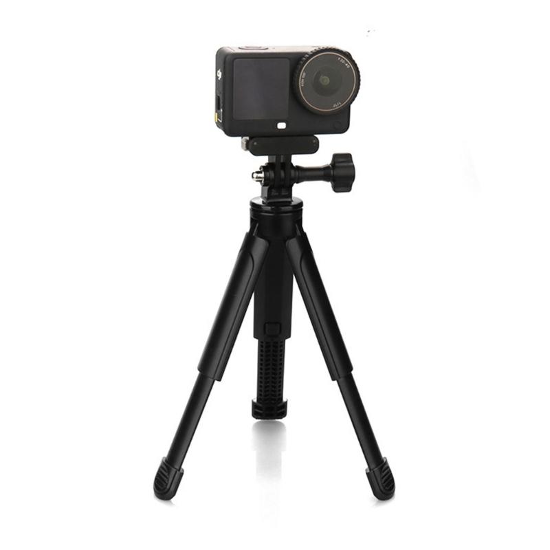 Table Tripod With 1/4Inch Screw, Telescopic Design, 12.50Cm Folded Length, 18Cm Extended, Stable For Action Camera