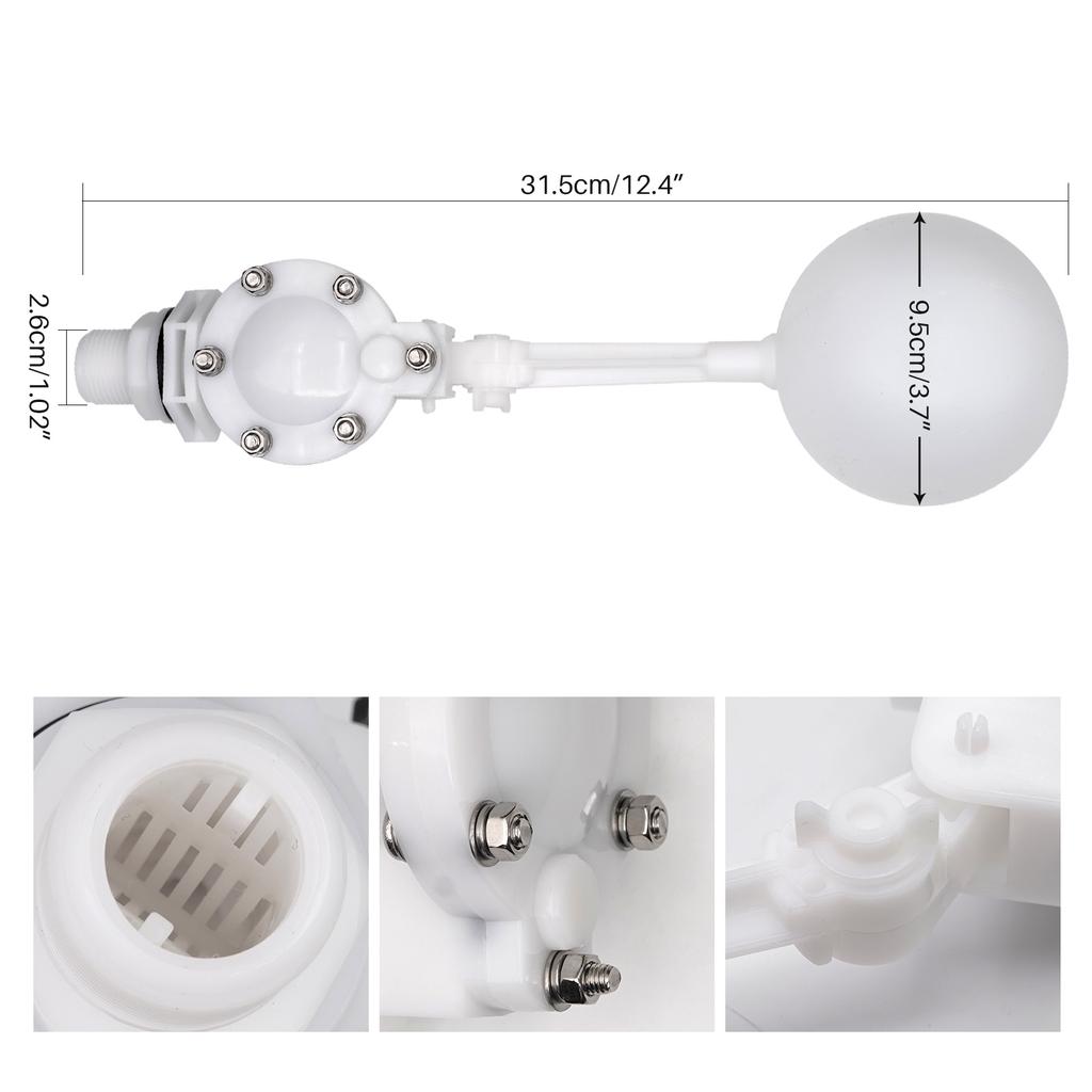Big Float Ball Valve plastic  Valve Water Tank Liquid Level Flow Control Cistern/Expansion Tanks