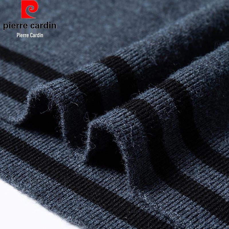 Pierre Cardin Men's Lambswool Blend High-Neck Pullover Sweater