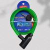Anti-Theft Straight Cable Bicycle Lock with Key 4 Color Options Secure Lock for Bicycles Scooters Kayaks Paddleboards