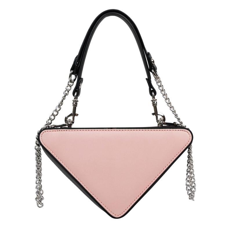 Prada Cosmetic bag/toiletry bag [Customized bag] Sweet Star Pink Simple, niche and high-end, trendy, commuting, exquisite Sweet Star Powder Pack