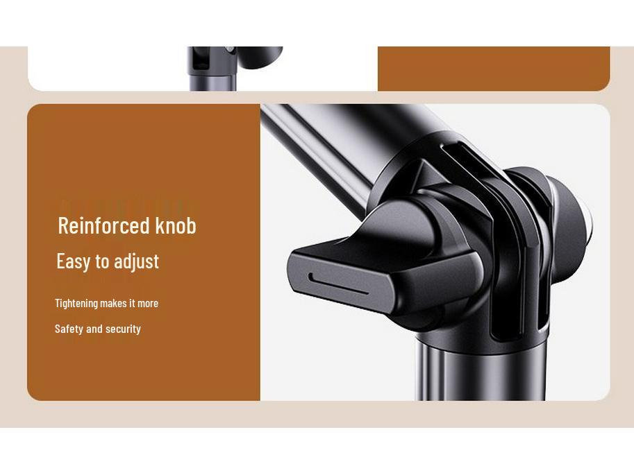 Rilipu Dual Device Adjustable Aluminum Phone Stand for Live Streaming and Overhead Shots