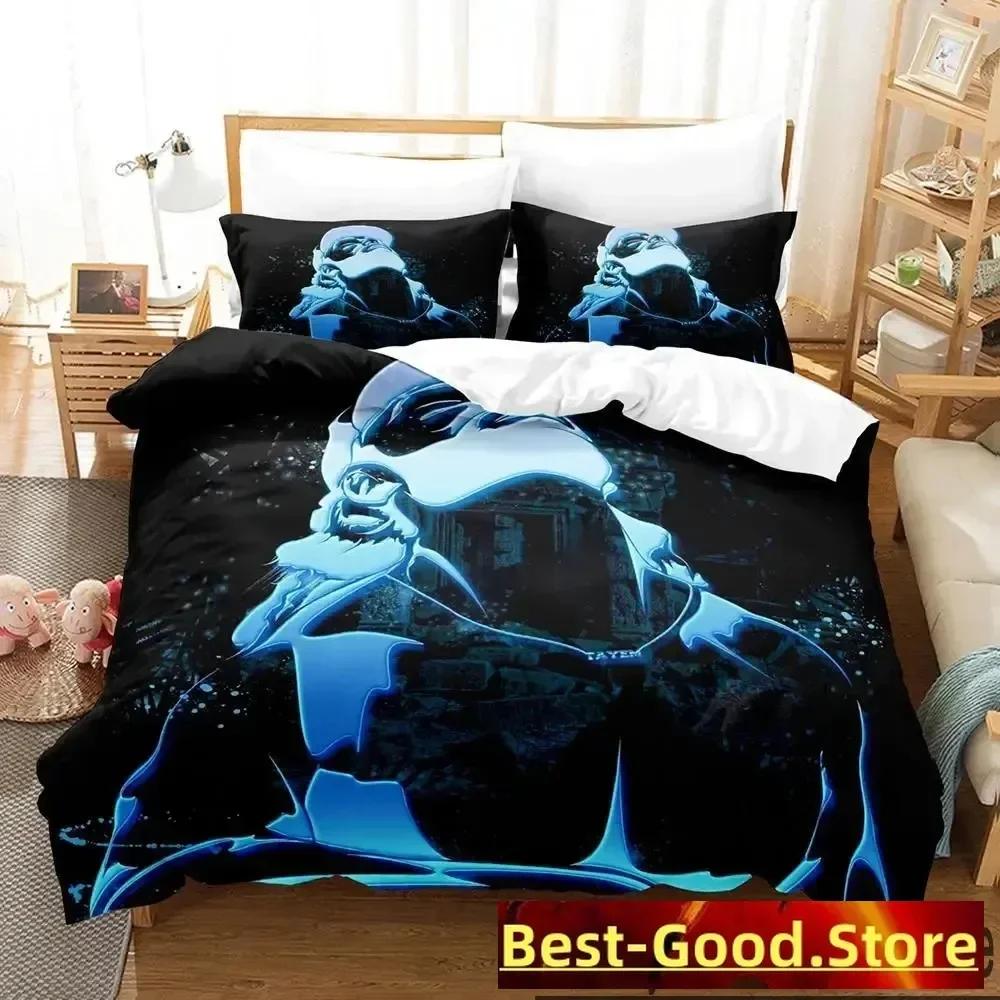 Set Biancheria da Letto Duo Rap PNL Stampato in 3D Set Letto Stampato con Federa Copripiumino Morbido Singolo Matrimoniale Queen Super King Size Ragazzi Adulti