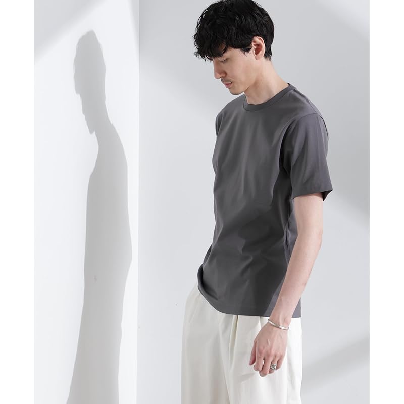 [Nano Universe] Anti-smell Crew Neck T-shirt Short Sleeve Men's L 020 Gray 672-5124202