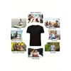 European sizes Funny Lickalotopus is My Spirit Animal" Humorous Platypus Graphic T-Shirt for Men - Casual Crew Neck