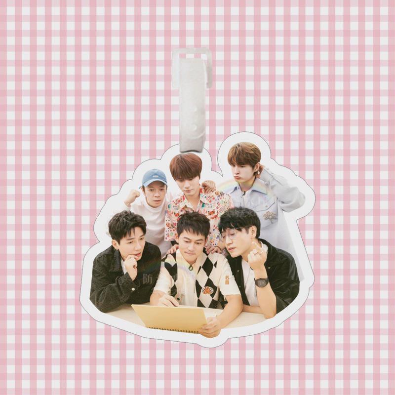 Wang Zhengliang Backpack Pendant & Luggage Tag Keyring - Re-employment Boy Band 0713