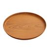 1 Stück Neu 20/26/32/38cm Imitation Holztablett Rund Handgefertigt Wasserbecher Tablett Kunststoff Geschirr Teller Heimgebrauch