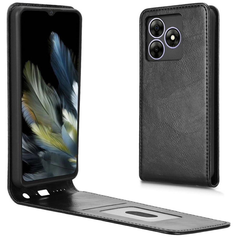 

Leather Case For Blackview Wave 8/Wave 8C/Oscal Flat 2 Magnetic Vertical Flip Phone Cover with Card Slot A